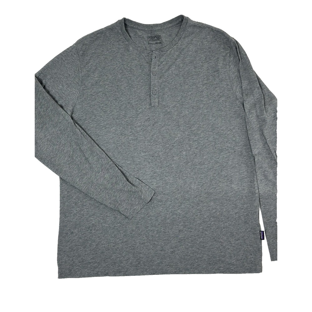 PATAGONIA Long Sleeve Shirt Gray Men's Size L